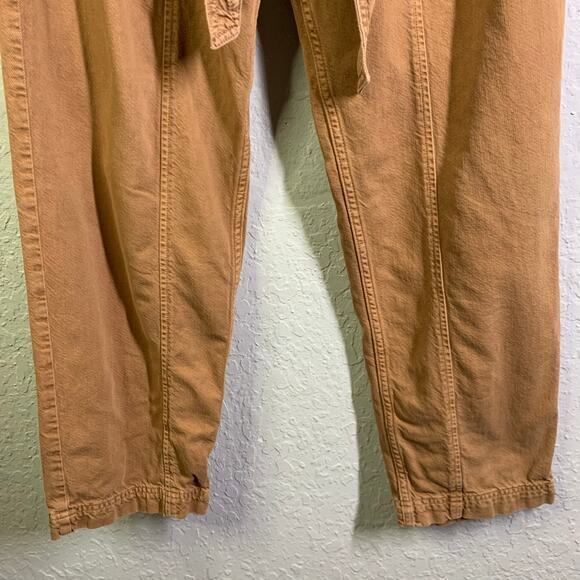 ETICA Pants Wade Relaxed Trouser High‎ Rise Relaxed Leg Elastic Paper Bag Waist - Picture 8 of 15